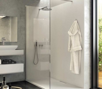 Douche en verre sur mesure