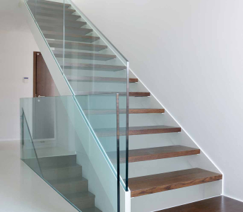 Glass banisters