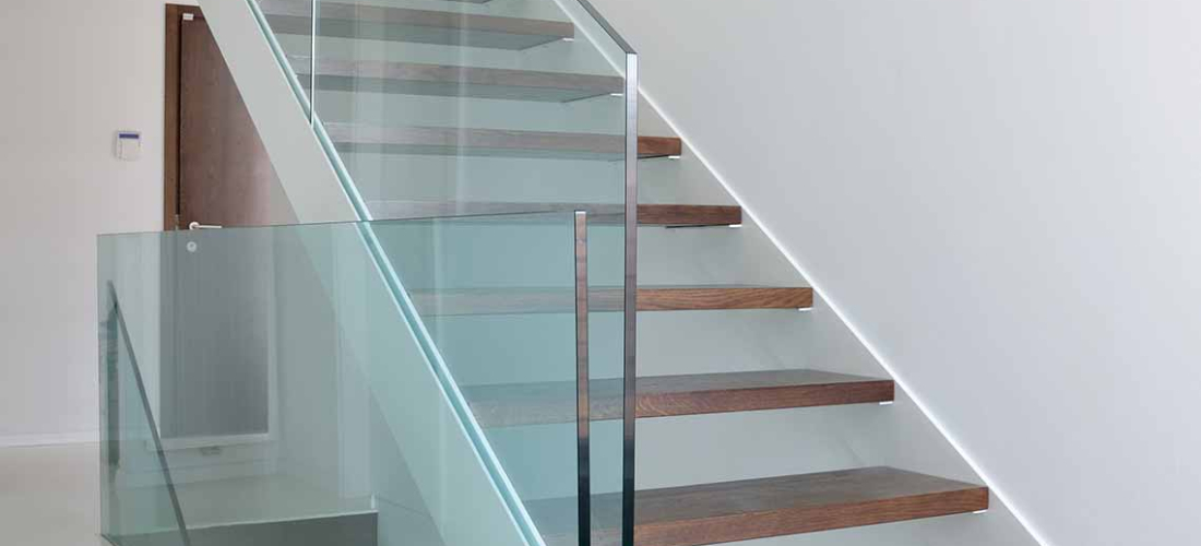 Glass banisters